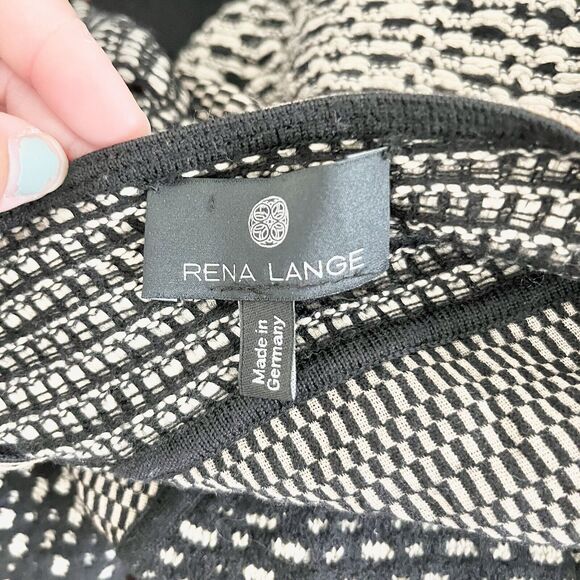 Rena Lange Vintage Knit Jacket 100% Wool Cropped Brown Black Small Germany Read - Picture 3 of 11